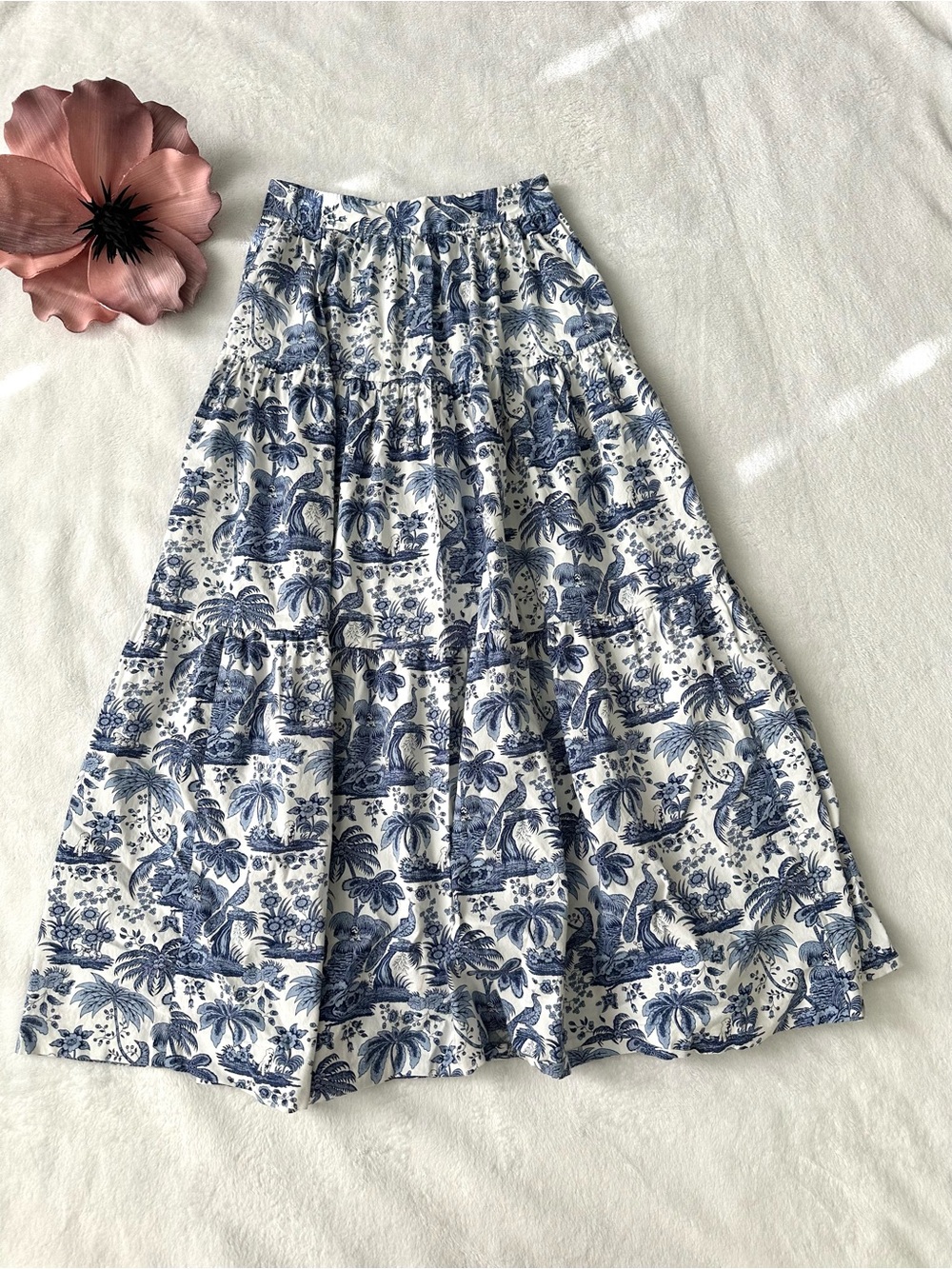 Staud Sea Skirt in Blue Toile size 0 - Picture 1 of 12